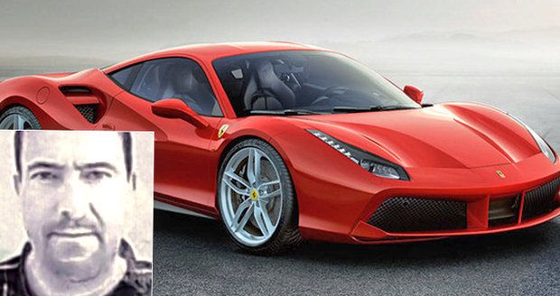 Muž si vypůjčil luxusní ferrari, zpátky ho ale nevrátil.