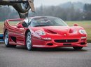 Vzácné Ferrari F50: Exemplář číslo 266 je na prodej v Paříži