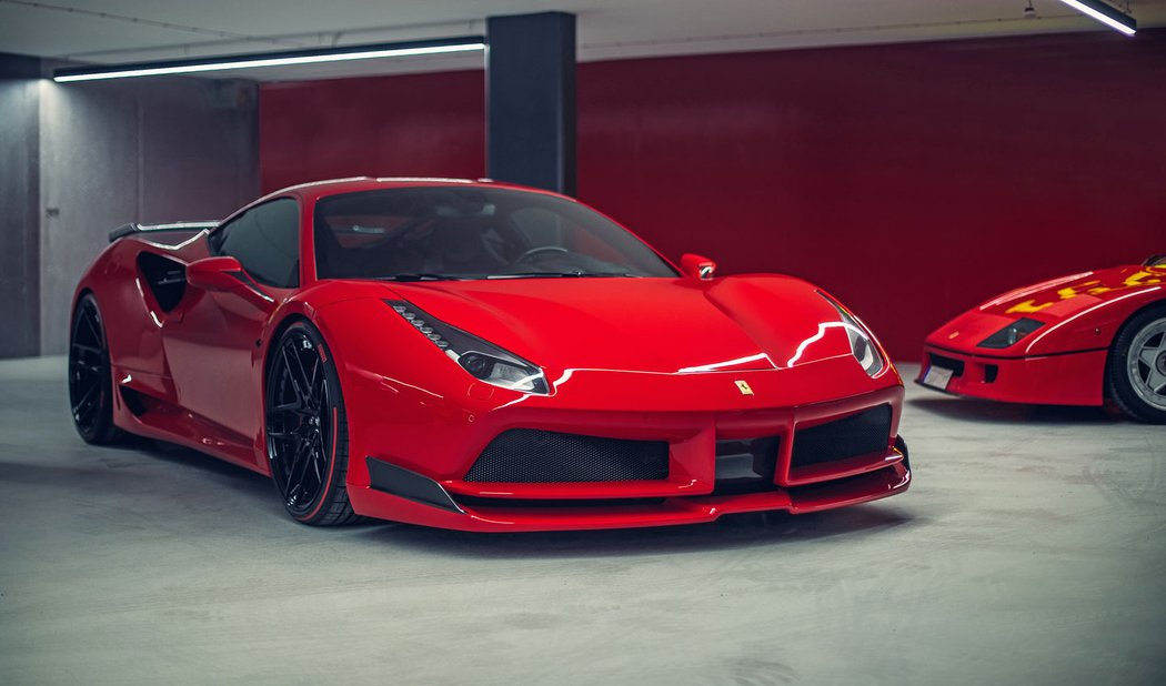 Ferrari 488 GTB N-Largo od Novitec Rosso