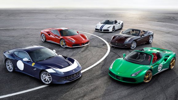 Ferrari slaví v Paříži sedmdesátiny pěticí unikátních aut