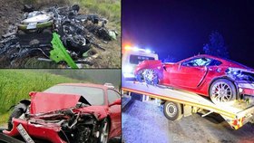 Šílené nehody nadupaných aut začínají být čím dal častější.