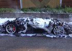 Ferrari F12tdf: Nádherný kousek kompletně shořel...