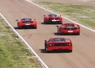 Video: Ferrari F40, F50, Enzo a LaFerrari na jednom okruhu!