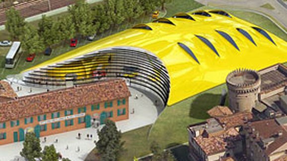 V Modeně se slavnostně otvírá Ferrariho muzeum od Jana Kaplického