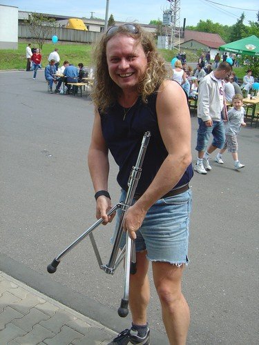 Martin Melničenko, bubeník kapely Fešáci