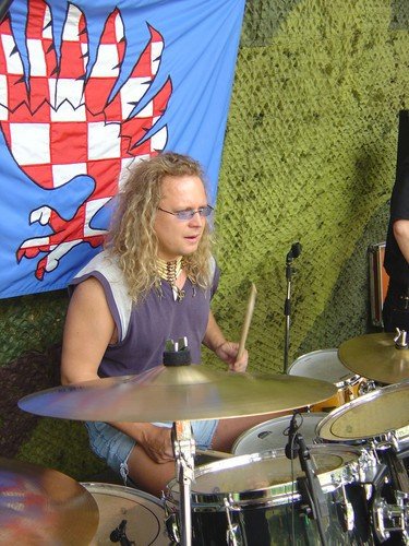 Martin Melničenko, bubeník kapely Fešáci.