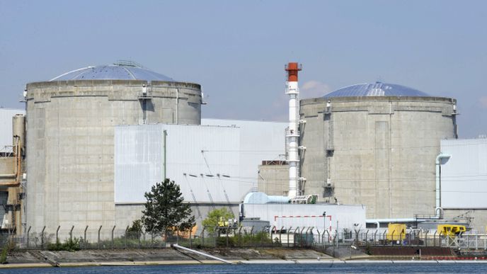 Jaderná elektrárna Fessenheim ve Francii.