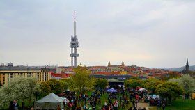 Vysokoškoláci uspořádali festival pro Žižkov. Zima ani déšť Pražanům nevadily