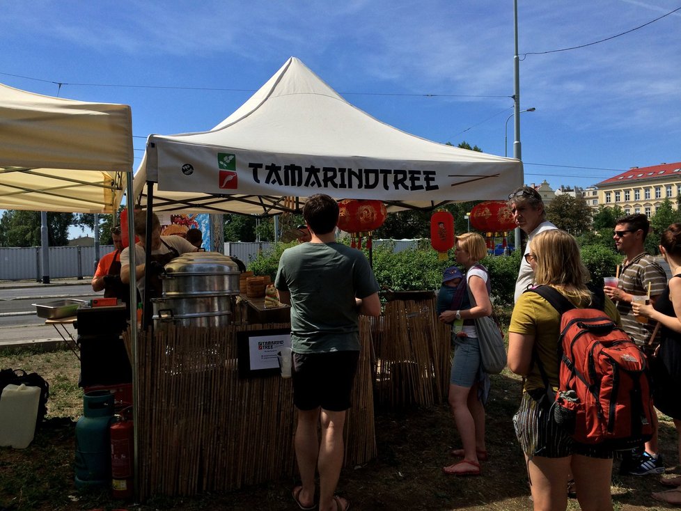 Street Food Jam: Na místě mají i orientální kuchyni.