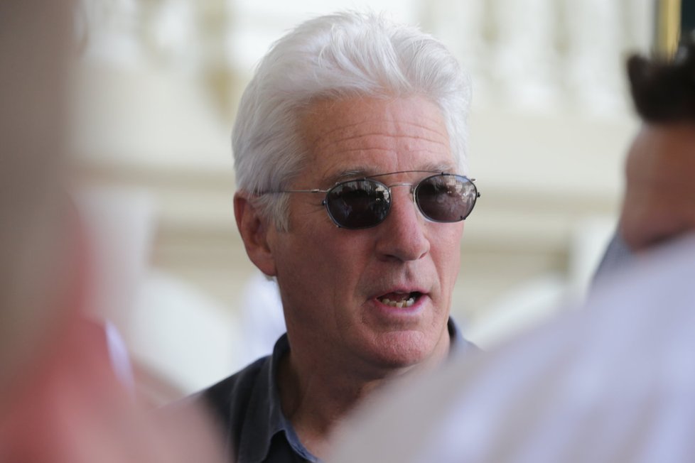 Richard Gere na festivalu v Karlových Varech