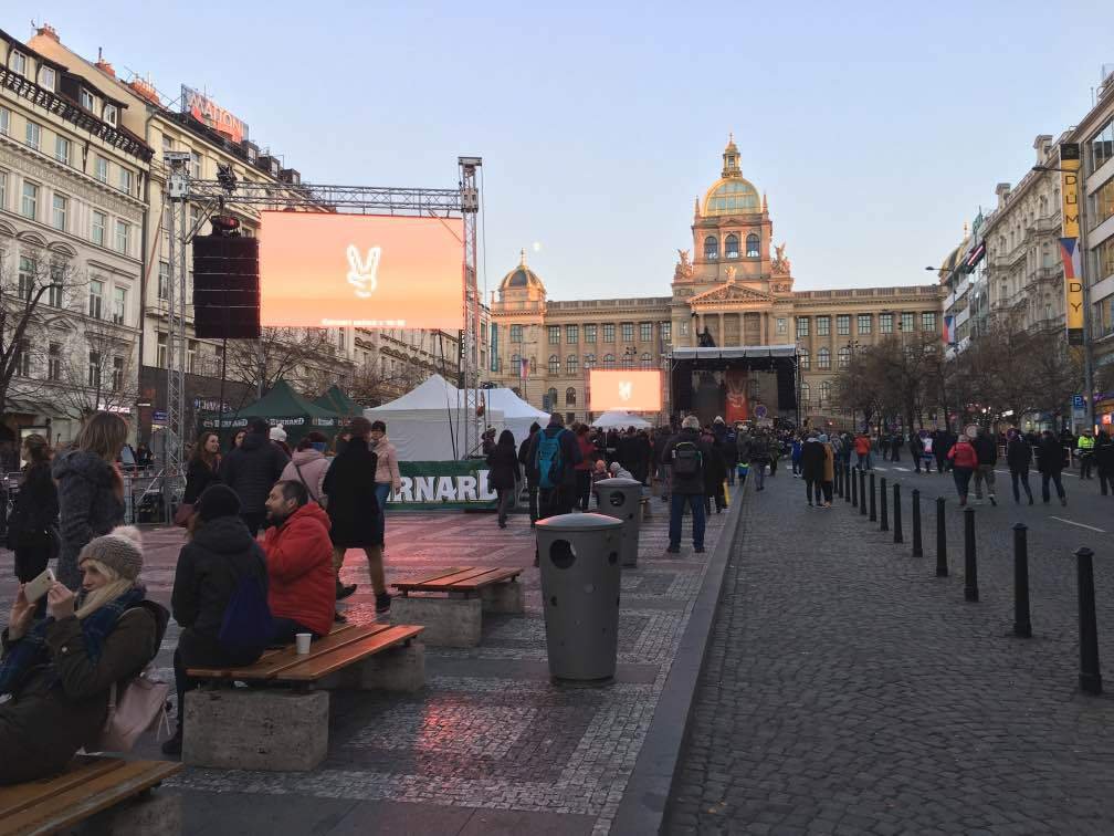 Přípravy na Festival svobody 17. listopadu