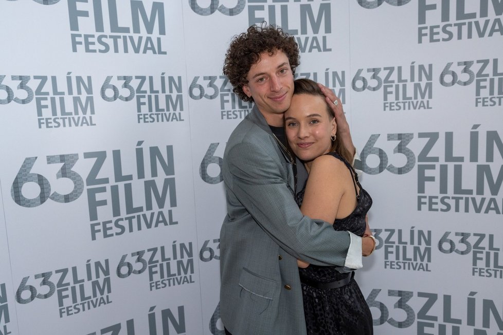 Tereza Ramba a Jan Cina na filmovém festivalu ve Zlíně.