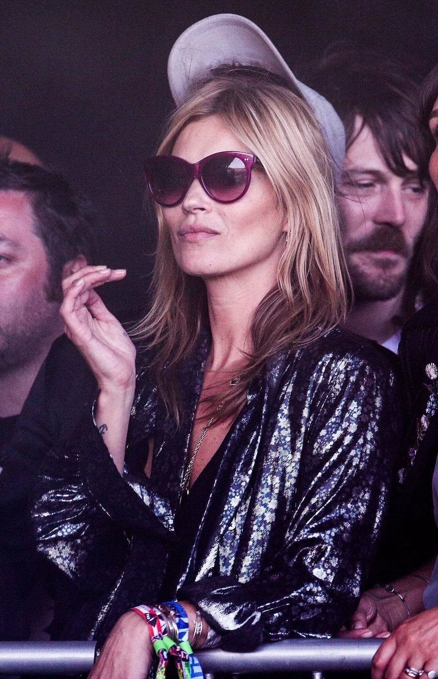 Glastonbury bez (úchvatné) Kate Moss? Nemyslitelné.