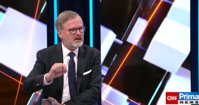Premiér Petr Fiala v Partii CNN Prima News (15. června 2025)