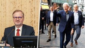 Petr Fiala se setká s Billem Clintonem.