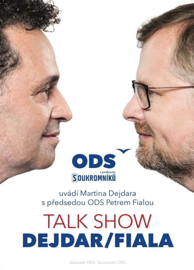 Petr Fiala jede se svou knihou Od A do Z v předvolební kampani na talkshow po jižní Moravě. Moderovat bude Martin Dejdar.