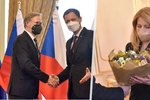 Premiér Petr Fiala (ODS) na první zahraniční návštěvě v roli premiéra: Potkal se s premiérem Eduardem Hegerem i se slovenskou prezidentskou Zuzanou Čaputovou (11.1.2022)
