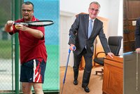 Fiala se objevil o berlích. A Kalousek po další operaci kolene řekl, čím se živí
