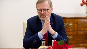 Premiér Petr Fiala (ODS) během rozhovoru pro Blesk (20.12.2021)