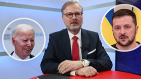 Přijede Volodymyr Zelenskyj do Česka? A pojede Petr Fiala (ODS) do Bílého domu? Premiér to nastínil v Blesku. (18. 5. 2023)