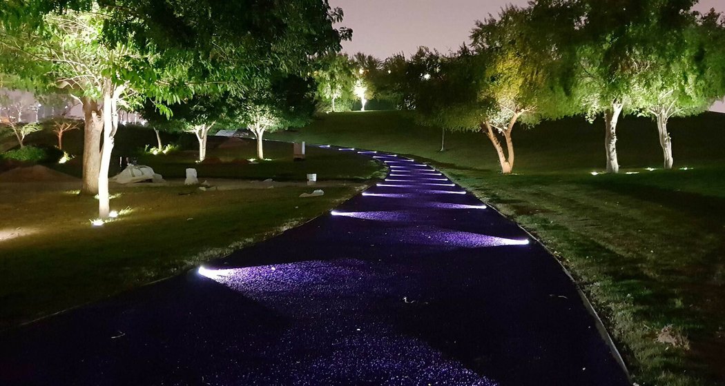 Fialový chodník na Katara Hills, Dauhá
