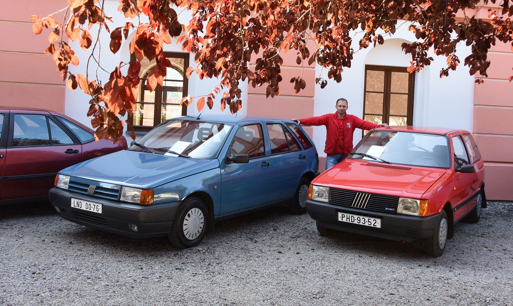 Hned dvě auta v expozici označené 1980-1994 pocházejí ze soukromého archivu redaktora Světa motorů