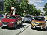 Fiat 500X vs. Mazda CX-3 vs. Suzuki Vitara