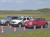 Fiat 500X 1.4 MultiAir vs. Dacia Duster 1.2 TCe  vs. Mitsubishi ASX 1.6