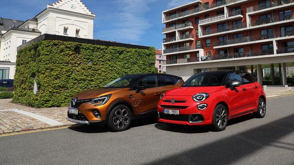 TEST Fiat 500X Sport vs. Renault Captur TCe 155 – Rozum vs. emoce