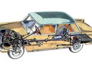 Fiaty 1800 až 2300 měly přední kola nezávisle zavěšená na příčných ramenech a odpružená podélnými zkrutnými tyčemi. Zadní tuhá náprava byla odpružena podélnými listovými péry.