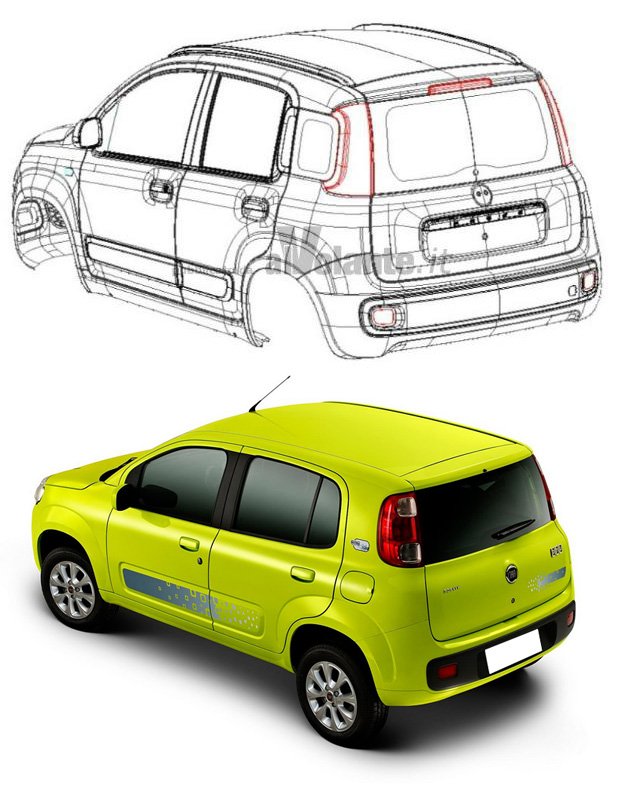 Fiat Panda - Nová generace již na patentovém úřadě