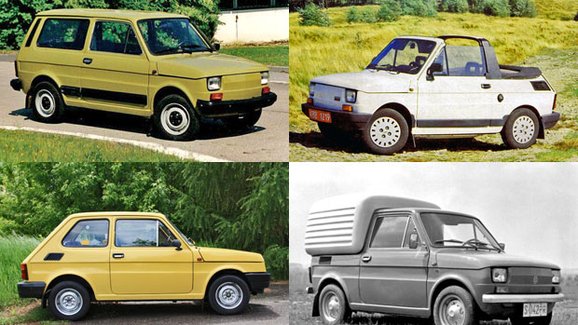 Maluch trochu jinak. Připomeňte si neznámé verze Fiatu 126p!