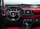 Interiér Fiatu 500L „krátkou“ pětistovku skoro nepřipomíná