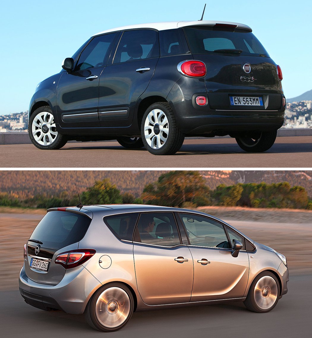 Fiat 500L vs. Opel Meriva