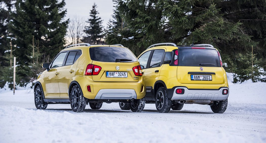 Fiat Panda 0.9 TwinAir 4x4 vs. Suzuki Ignis 1.2 DualJet Hybrid 4x4