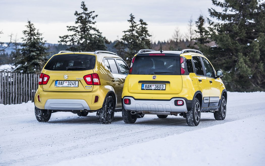 Fiat Panda 0.9 TwinAir 4x4 vs. Suzuki Ignis 1.2 DualJet Hybrid 4x4