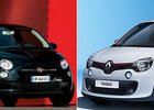 Designový duel: Fiat 500 vs. Renault Twingo