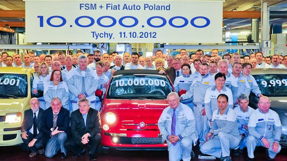 Fiat vyrobil v Polsku 10 milionů aut