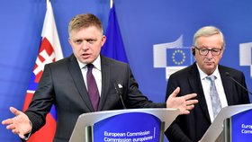 Robert Fico na čtvrtečním jednání v Bruselu