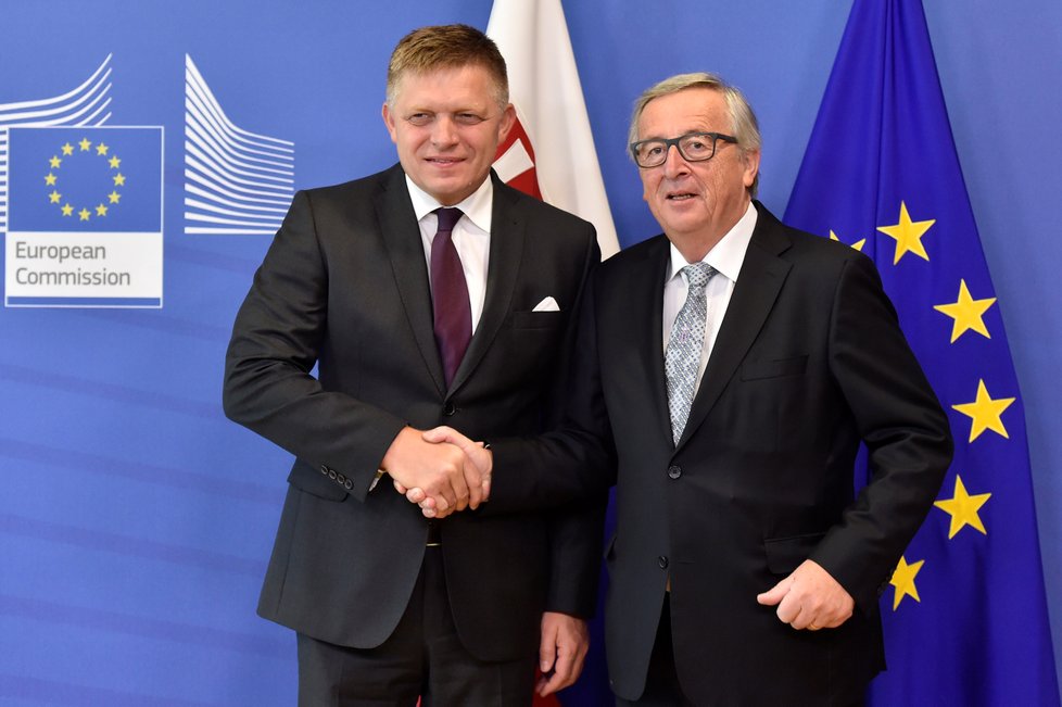 Robert Fico na čtvrtečním jednání v Bruselu