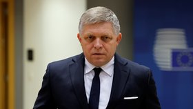 Robert Fico na zasedání Evropské rady (1. 2. 2024).