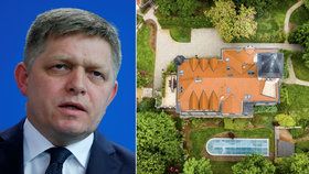 Robert Fico se zdržuje v luxusním zámečku (4. června 2020)