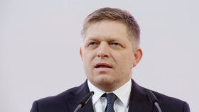 Slovenský premiér Robert Fico na sjezdu ČSSD v Brně