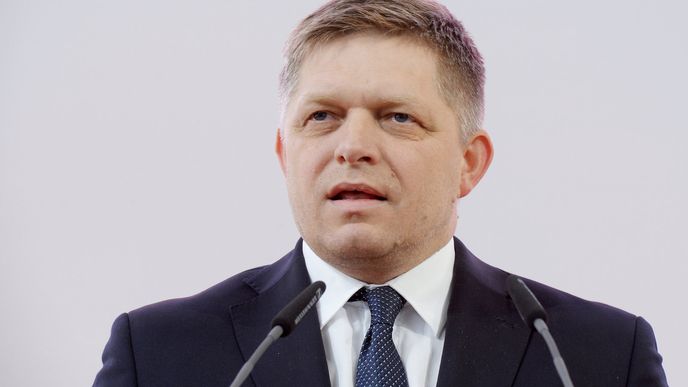 Slovenský premiér Robert Fico na sjezdu ČSSD v Brně