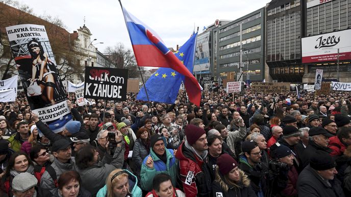 Demonstrace na Slovensku