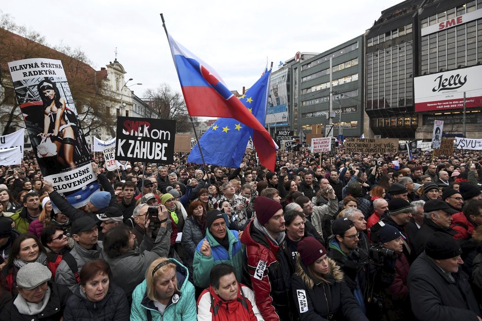 Demonstrace na Slovensku