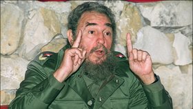 Fidel Castro na jaře 1990 v Havaně