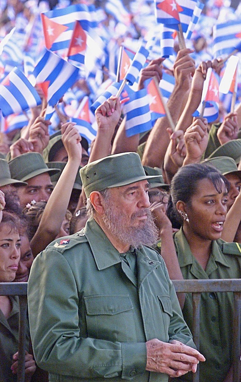 Fidel Castro v lednu 2000