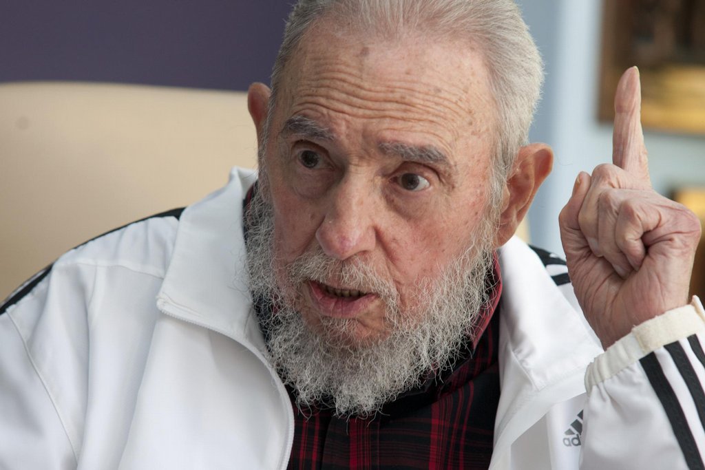 Fidel Castro (foto z července 2014)
