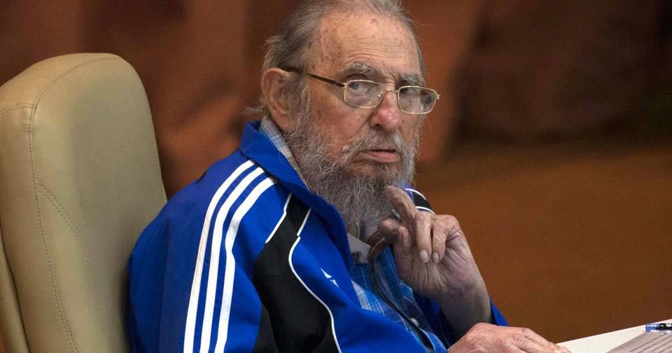 Fidel Castro na kongresu komunistů